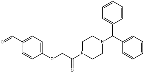 4-{2-[4-(diphenylmethyl)piperazin-1-yl]-2-oxoetho xy}benzaldehyde