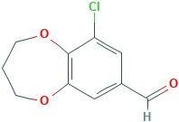 9-CHLORO-3,4-DIHYDRO-2H-1,5-BENZODIOXEPINE-7-CARBALDEHYDE