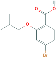 4-Bromo-2-(2-methylpropoxy)benzoic acid