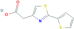 2-[2-(2-thienyl)thiazol-4-yl]acetic acid