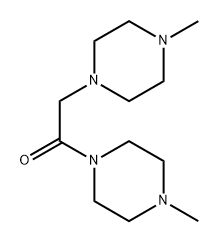 Piperazine, 1-methyl-4-[(4-methyl-1-piperazinyl)acetyl]- (5CI)