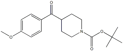 4-(4-甲氧基苯甲酰基)哌啶-1-甲酸叔丁酯