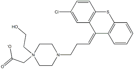 2-[4-[(3Z)-3-(2-chlorothioxanthen-9-ylidene)propyl]piperazin-1-yl]ethyl acetate