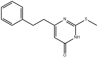 4(3H)-Pyrimidinone, 2-(methylthio)-6-(2-phenylethyl)-
