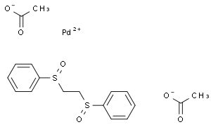 1,2-Bis(phenylsulfinyl)ethane Palladium(II) Diacetate