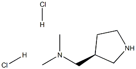 3-Pyrrolidinemethanamine, N,N-dimethyl-, dihydrochloride, (3S)-