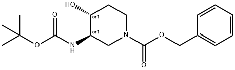 rel-Benzyl (3R,4R)-3-((tert-butoxycarbonyl)amino)-4-hydroxypiperidine-1-carboxylate