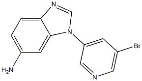 1-(5-溴吡啶-3-基)-1H-苯并[D]咪唑基-6-胺