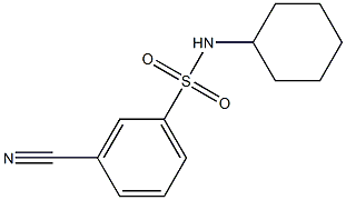 3-cyano-N-cyclohexylbenzenesulfonamide