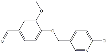 4-[(6-CHLORO-3-PYRIDINYL)METHOXY]-3-METHOXYBENZENECARBALDEHYDE