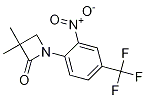 3,3-Dimethyl-1-[2-nitro-4-(trifluoromethyl)phenyl]azetidin-2-one