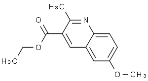 6-甲氧基-2-甲基喹啉-3-甲酸乙酯