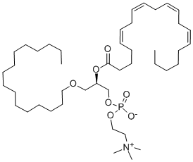 1-O-hexadecyl-2-arachidonyl-sn-glycero-3-phosphocholine