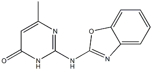 2-(2-Benzoxazolylamino)-6-methylpyrimidin-4(3H)-one