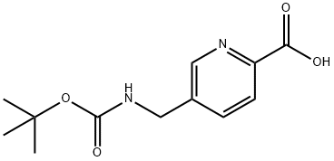 2-Pyridinecarboxylic acid, 5-[[[(1,1-dimethylethoxy)carbonyl]amino]methyl]-