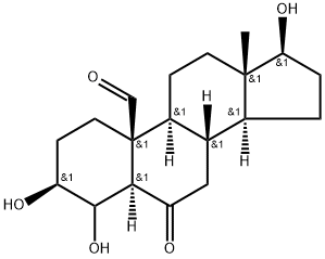 Androstan-19-al, 3,4,17-trihydroxy-6-oxo-, (3β,5α,17β)- (9CI)