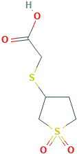 [(1,1-DIOXIDOTETRAHYDROTHIEN-3-YL)THIO]ACETIC ACID