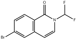 1(2H)-Isoquinolinone, 6-bromo-2-(difluoromethyl)-