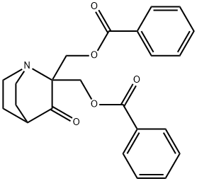 1-Azabicyclo[2.2.2]octan-3-one, 2,2-bis[(benzoyloxy)methyl]-