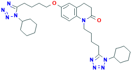 Cilostazol Related Compound C (50 mg) (1-(4-(5-Cyclohexyl-1H-tetrazol-1-yl)butyl)-6-(4-(1-cyclohexyl-1H-tetrazol-5-yl)butoxy)-3,4-dihydroquinolin-2(1H)-one)