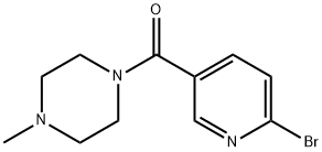 (6-溴-3-吡啶基)(4-甲基-1-哌嗪基)甲酮