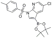 5-氯-3-(4,4,5,5-四甲基-1,3,2-二氧硼杂环戊烷-2-基)-1-甲苯磺酰基-1H-吡咯并[2,3-b]吡啶