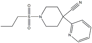 1-(Propylsulfonyl)-4-(pyridin-2-yl)piperidine-4-carbonitrile