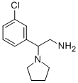 2-(3-chlorophenyl)-2-pyrrolidin-1-ylethanamine