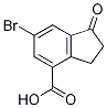 6-broMo-1-oxo-2,3-dihydro-1H-indene-4-carboxylic acid