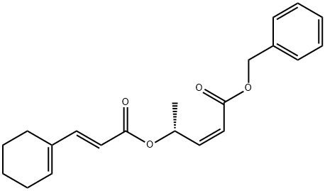 (R,Z)-benzyl 4-(((E)-3-(cyclohex-1-en-1-yl)acryloyl)oxy)pent-2-enoate