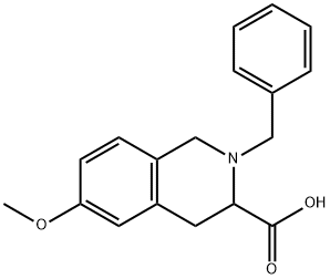 2-benzyl-6-methoxy-1,2,3,4-tetrahydro-3-isoquinoline carboxylic acid