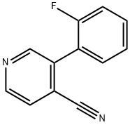 4-Pyridinecarbonitrile, 3-(2-fluorophenyl)-