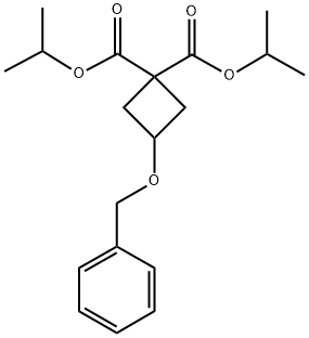 3-(苄氧基)环丁烷-1,1-二羧酸二异丙酯