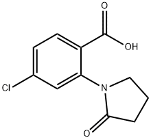 4-氯-2-(2-氧代吡咯烷-1-基)苯甲酸