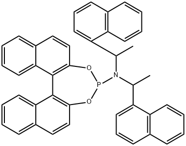 (11bR)-N,N-双[(1S)-1-(1-萘基)乙基]二萘并[2,1-d:1',2'-f][1,3,2]二氧杂磷-4-胺