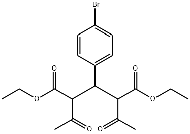 Diethyl 2,4-diacetyl-3-(4-bromophenyl)pentanedioate