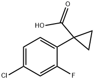 Cyclopropanecarboxylic acid, 1-(4-chloro-2-fluorophenyl)-