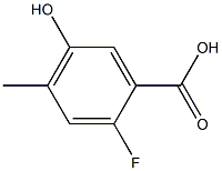 2-氟-5-羟基-4-甲基苯甲酸