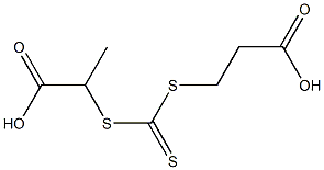 2-(2-Carboxyethylsulfanylthiocarbonylsulfanyl)propionic acid