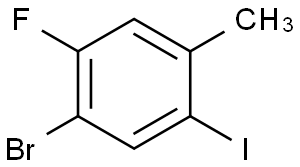 1-溴-2-氟-5-碘-4-甲基苯