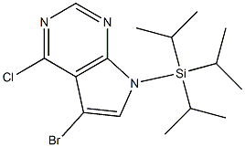 4-氯-5-溴-7-(三异丙基硅基)-7H-吡咯并[2,3-D]嘧啶