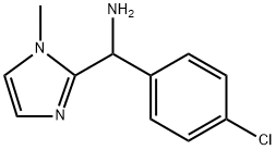 (4-chlorophenyl)(1-methyl-1H-imidazol-2-yl)methanamine