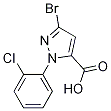 1H-Pyrazole-5-carboxylic acid, 3-broMo-1-(2-chlorophenyl)-