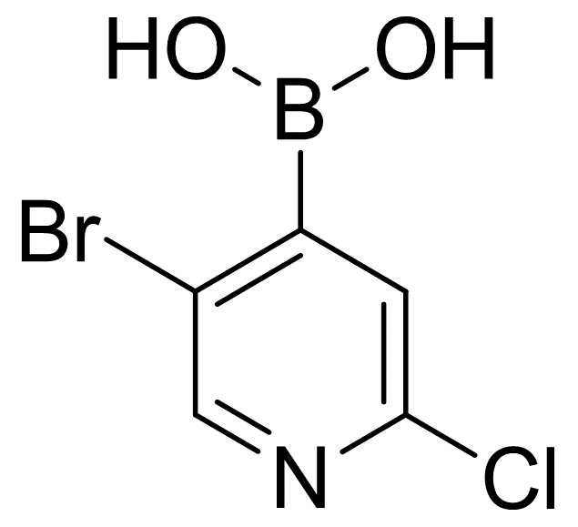 5-溴-2-氯砒啶-4-硼酸