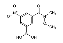 3-[Methoxy(Methyl)Carbamoyl]-5-Nitrophenylboronic Acid