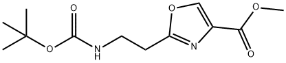 2-(2-((叔丁氧基羰基)氨基)乙基)噁唑-4-甲酸甲酯