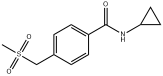 N-Cyclopropyl-4-(methanesulfonylmethyl)benzamide