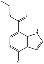 ETHYL 4-CHLORO-1H-PYRROLO[3,2-C]PYRIDINE-7-CARBOXYLATE