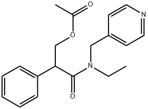 Benzeneacetamide, α-[(acetyloxy)methyl]-N-ethyl-N-(4-pyridinylmethyl)-