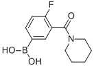 4-氟-3-(哌啶-1-羰基)苯基硼酸